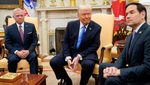 King Abdullah of Jordan held talks with President Donald Trump and Marco Rubio, the US secretary of state, at the White House in February