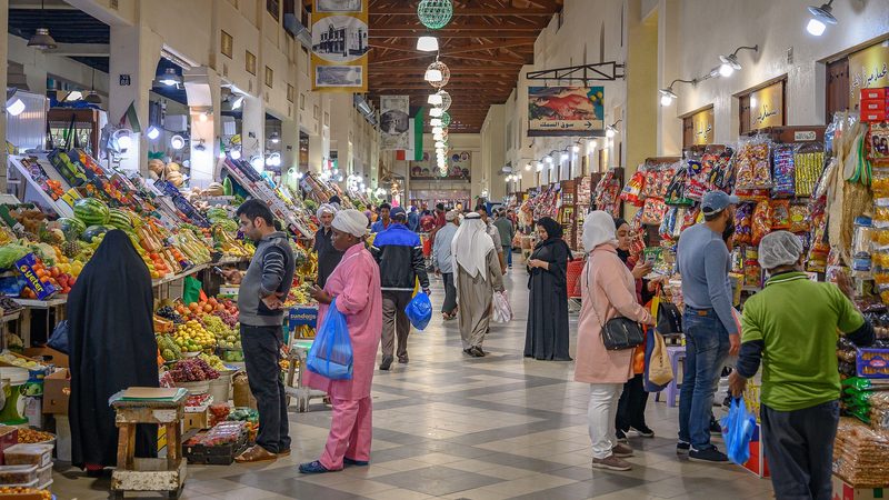 Shoppers in Kuwait City. The central bank's new rules aim to improve financial transparency, says commerce minister Khalifa Al Ajeel