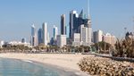 EDRW69 Skyline of Kuwait City, Middle East