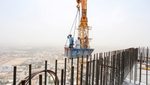 A construction site in Riyadh. Saudi Arabia is preparing to host the 2029 Asian Winter Games, Expo 2030 and the 2034 World Cup