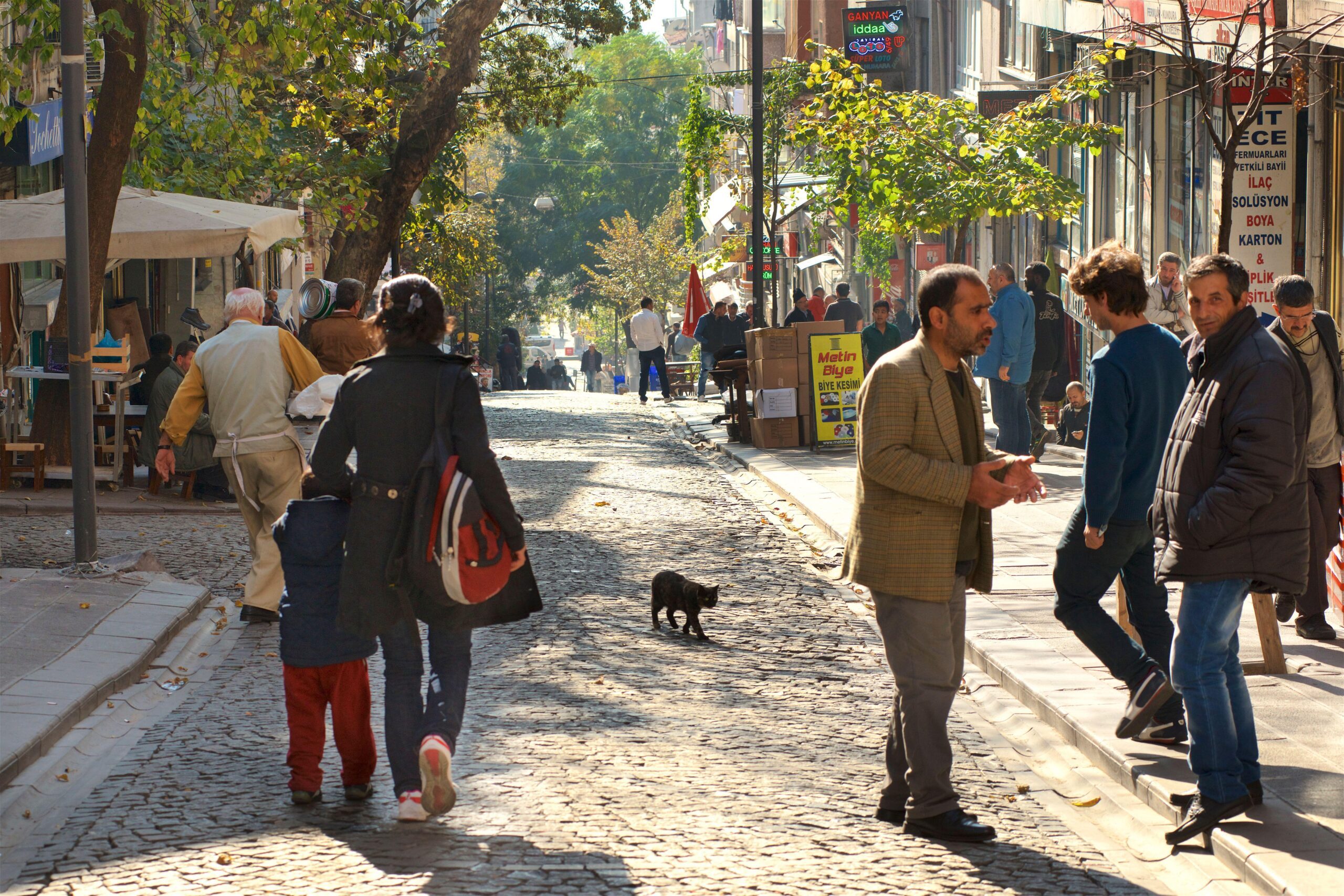 A street in Istanbul – Turkey property sales were strong for Q1
