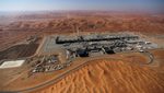 Aramco's oil field in the Empty Quarter, Shaybah. Saudi oil exports rose in February