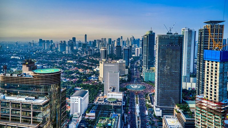 Jakarta, the capital of Indonesia. Qatar is investing heavily in the country