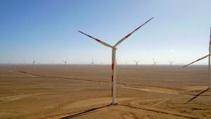 The wind farm will generate clean energy for more than 1 million homes, reducing carbon emissions by 1.5 million tonnes annually
