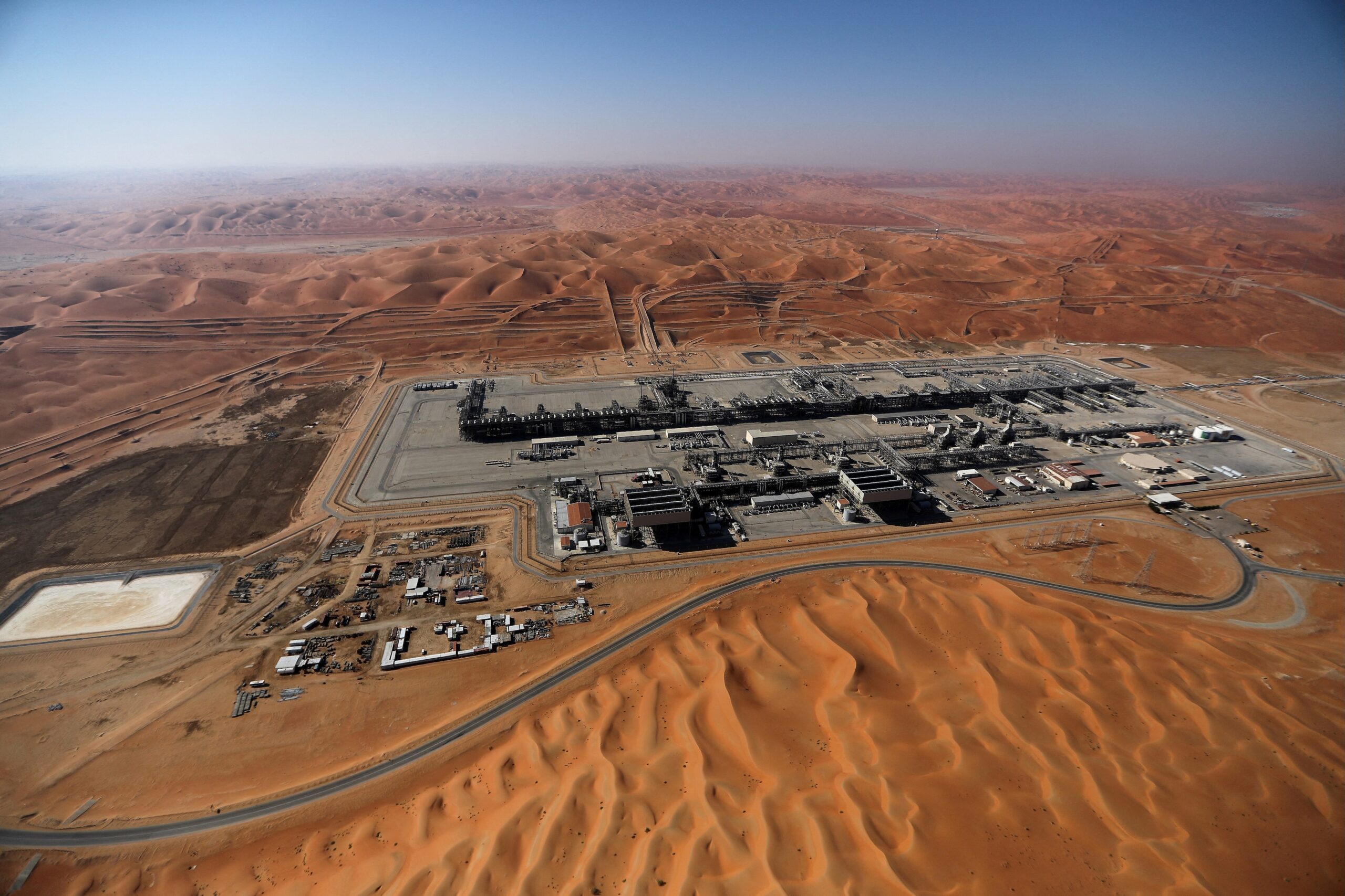 Saudi Aramco's Shaybah oil field in the Empty Quarter. Riyadh has been angered by Kazakhstan and Iraq producing above their Opec+ targets