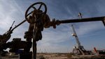 A drilling rig at the Zhetybay field in Kazakhstan. It defied Opec+ this month when its energy minister said he will prioritise national interests over those of Opec+