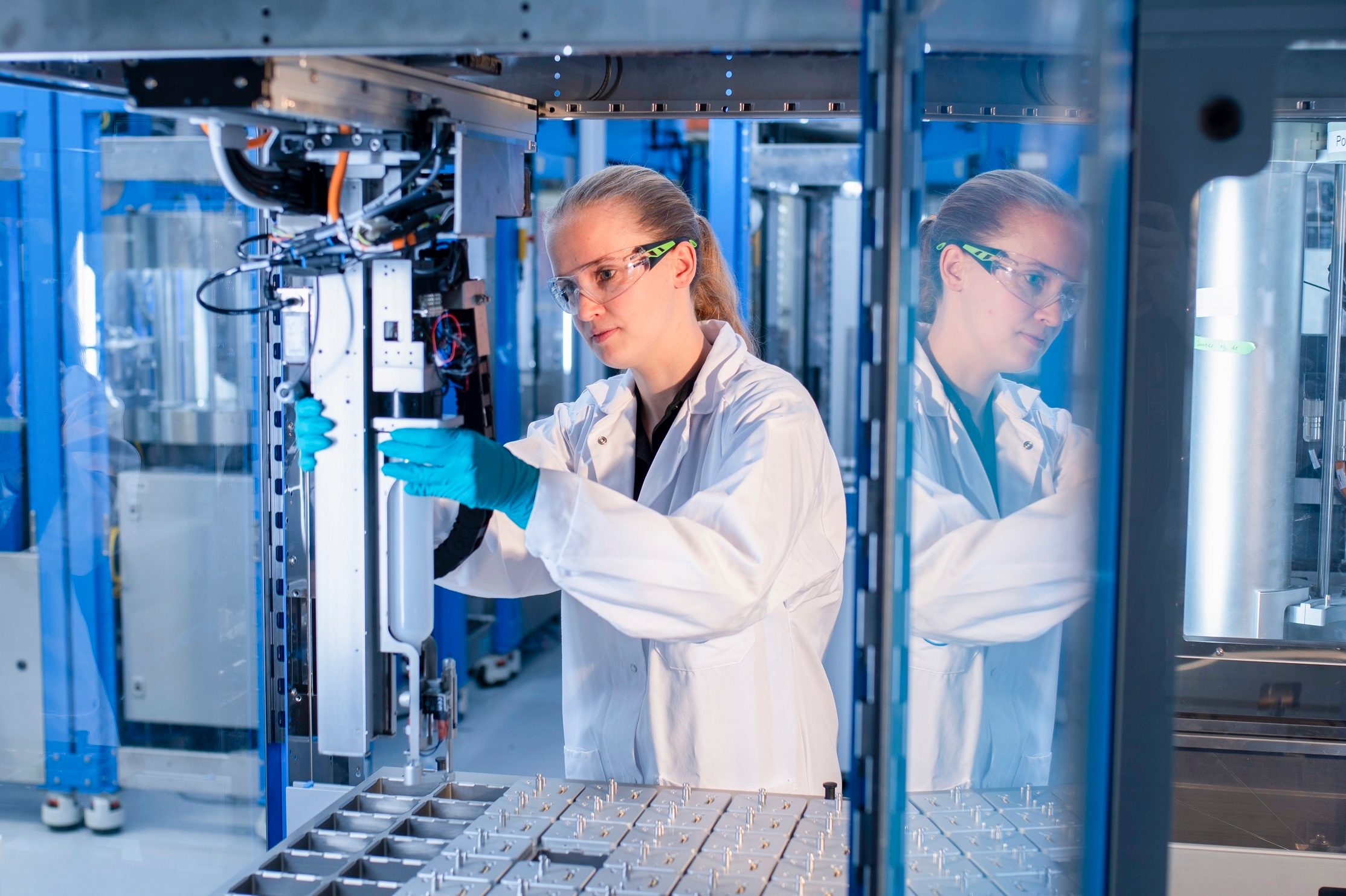 A Covestro laboratory. The EU competition watchdog is scheduled to decide on Adnoc's takeover of the German company by May 12