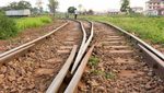 A railway track in rural Uganda. The country's new line will stretch to the Kenyan port of Mombasa