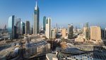 Kuwait City's central business district. Solar projects such as Shagaya will help Kuwait reach its target of 50% renewables by 2050