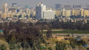 Residential blocks in Baghdad. Egypt's TMG will build 46,000 mixed-use units in the southwest of the Iraqi capital