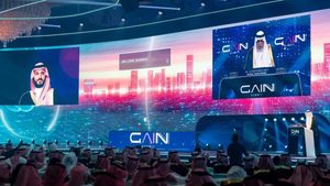 The AI Summit in Riyadh last year. New PIF-owned company Humain will be chaired by Crown Prince Mohammed bin Salman