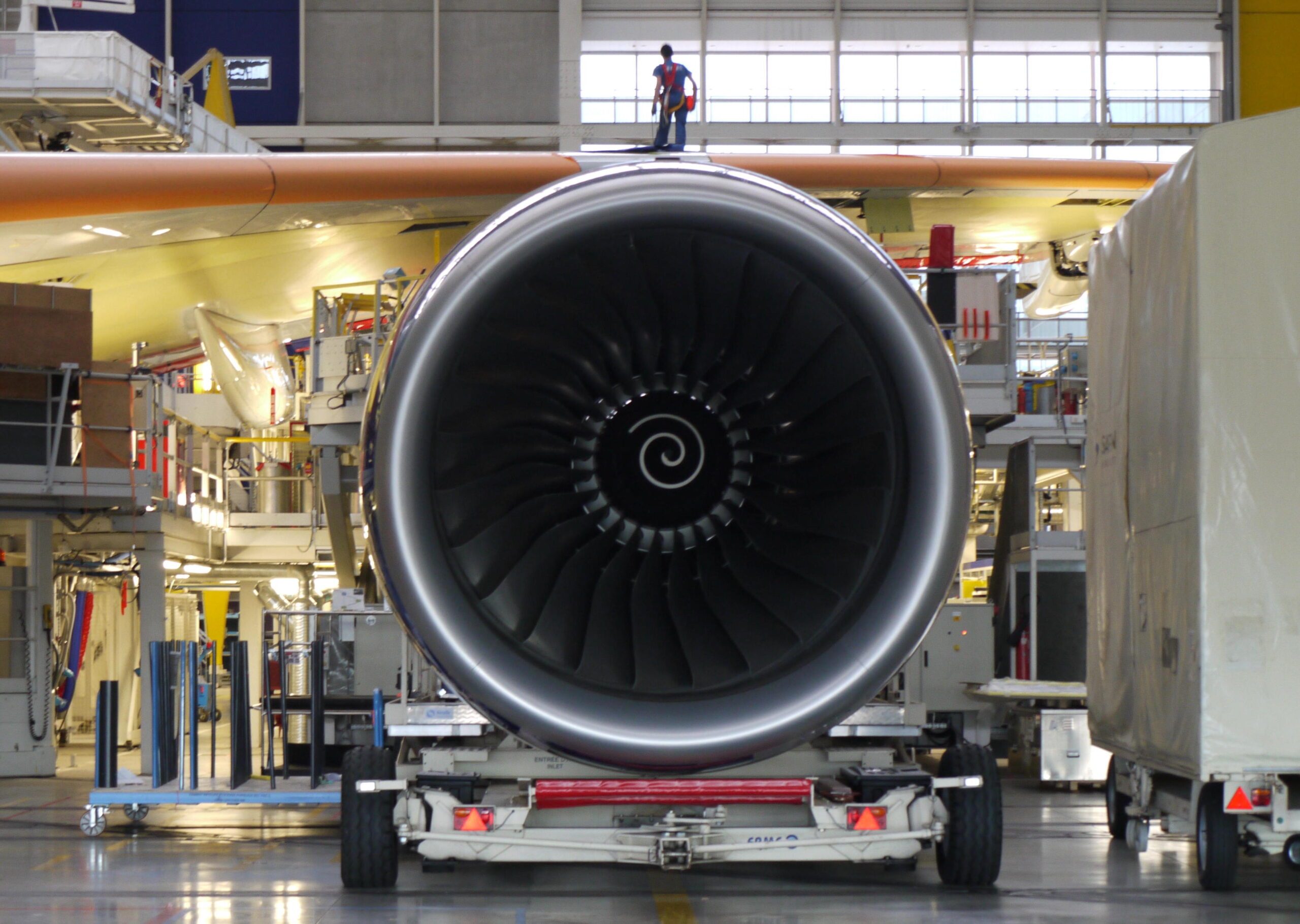Inside an Airbus factory. Flyadeal's CEO bemoaned the fact that the company had a backlog of 8,720 aircraft