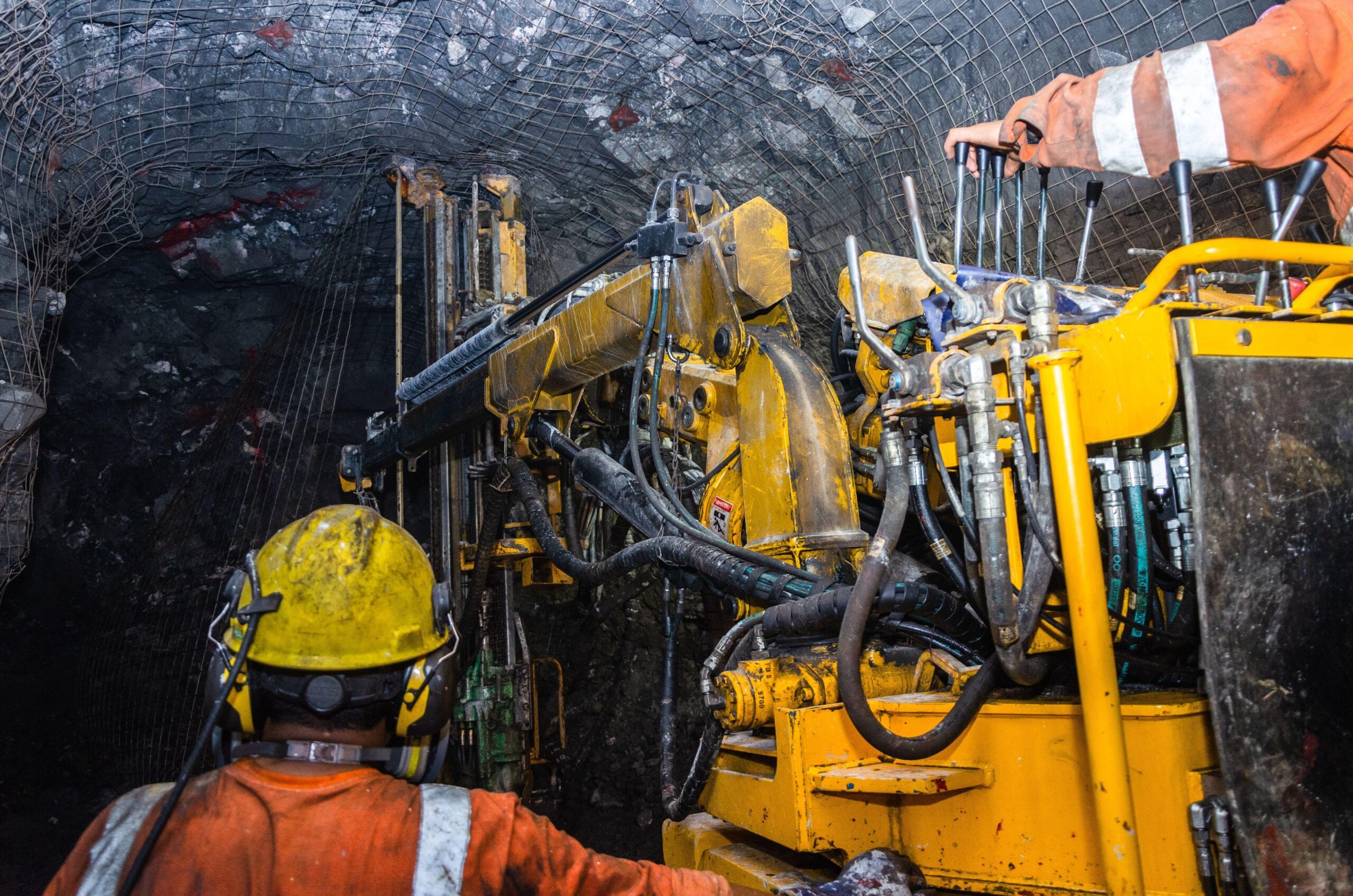 Copper miners at work. Oman also plans to exploit its reserves of titanium, chromite and dolomite
