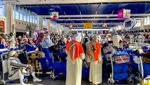 Pilgrims at Casablanca airport await flights to Mecca. The new terminal will handle 30,000 passengers a day