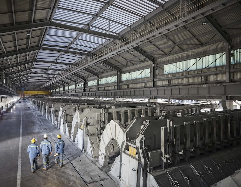 The $4 billion US plant s expected to have a production capacity of 600,000 tonnes of primary aluminium per year
