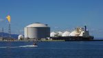A tanker unloads LNG at a facility in Japan's Ishikari Bay. The Asian country is keen to diversify its suppliers of gas