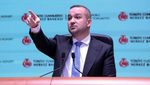 Turkish Central Bank Governor Fatih Karahan speaks during a press conference in Istanbul, Turkey, May 22, 2025. REUTERS/Dilara Senkaya Turkey bond