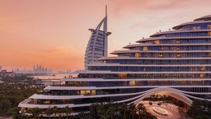 Dubai's Jumeirah Marsa Al Arab. This super-yacht inspired hotel, is designed to impress even the most discerning traveller