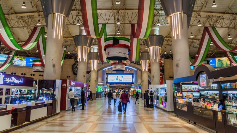 Passenger numbers have fallen at Kuwait International, but are soaring at airports elsewhere in the Gulf