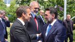 May 17, 2025, Tirana, Tirana, Albania: Yasir Al-Rumayyan, Governor of the Saudi Arabian Public Investment Fund (R) France's President Emmanuel Macron (L) and Albanian Prime Minister Edi Rama (C) during the Future Investment Initiative FII Priority Europe Summit held in Tirana, Albania on May 17, 2025 (Credit Image: © Armando Babani/ZUMA Press Wire) President Emmanuel Macron and Yasir Al-Rumayyan, governor of PIF with Edi Rama, the Albanian prime minister, during the Future Investment Initiative summit in Tirana, Albania