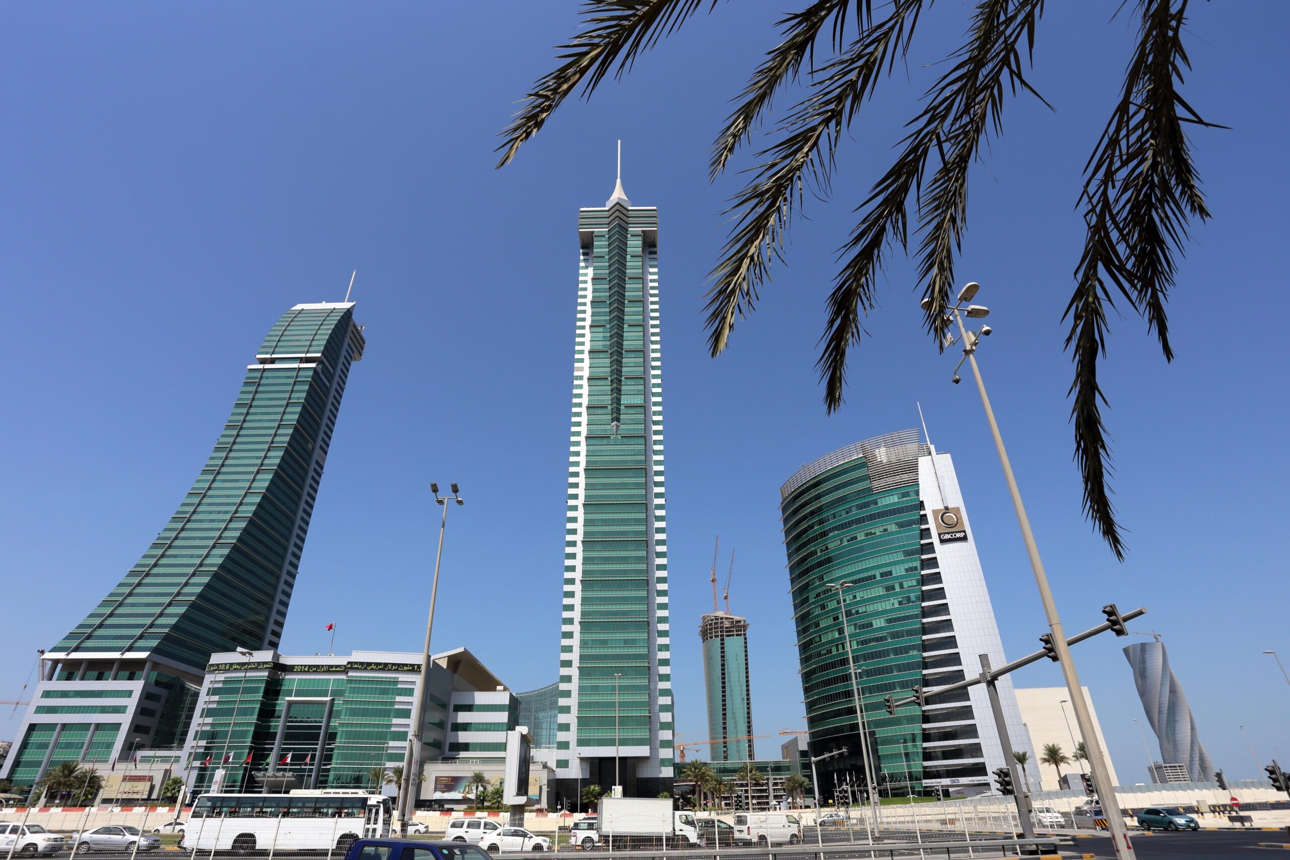 Financial Harbour Towers in Manama. Bahrain's Mumtalakat is one of the Gulf's smaller sovereign wealth funds, with about $18bn of assets under management