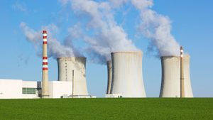 A nuclear power plant. Marking a major step since 2003, Iraq moves to finalise a deal with Russia for the peaceful use of nuclear energy, backed by IAEA support