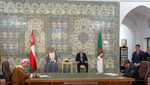Business agreements were signed in the presence of Oman's Sultan Haitham bin Tarik and Algeria's President Abdelamdjid Tebboune