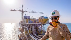 Facing lower profits, Saudi Aramco is back in the bond market, raising funds for expansion and Saudi Arabia's Vision 2030