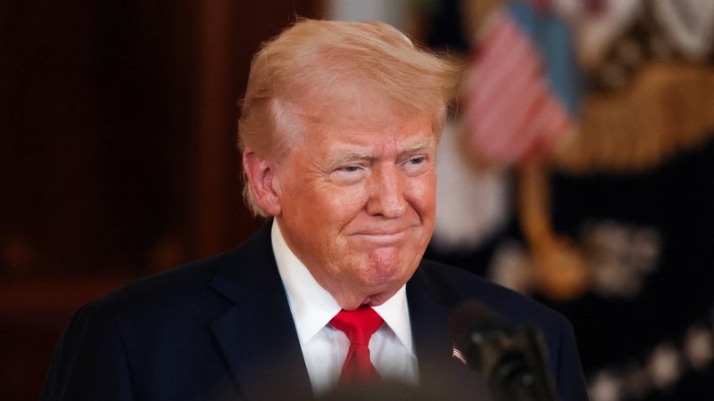President Donald Trump holds an 'Investing in America' event at the White House. The president will visit the Gulf from May 13-16, and artificial intelligence is expected to be at the top of the agenda