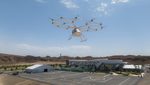 Volocopter and Neom tested their first fully electric powered air taxi in Tabuk, Saudi Arabia in 2023