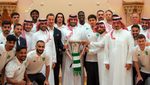 Gulf sport: Saudi Crown Prince Mohammed bin Salman meets Al Ahli players and staff