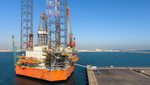 An offshore oil rig docked in Bahrain. The kingdom remains the Gulf's smallest oil producer