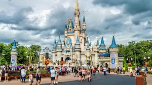 The Disney Castle overlooking the Magic Kingdom in Orlando, Florida. Abu Dhabi joins a select band of cities to host a Disney theme park