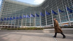 The European Commission headquarters in Brussels. Adnoc will need to meet EC rules for its purchase of Covestro