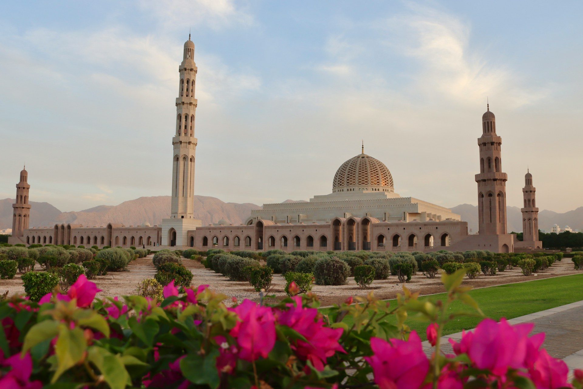 Sultan Qaboos Grand Mosque in Muscat. Oman is taking steps to address a budget deficit