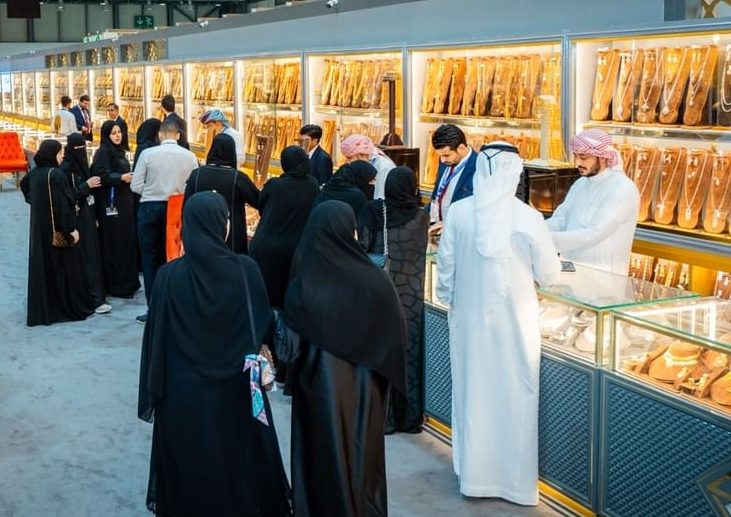 The 55th Watch and Jewellery Middle East Show in Sharjah. Italy's jewellery exports to the UAE in 2024 were worth $1.22bn