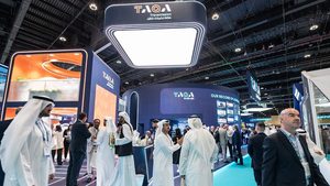 The World Utilities Congress in Abu Dhabi. Taqa CEO Jasim Husain Thabet said the company wants to acquire 'fully integrated' companies