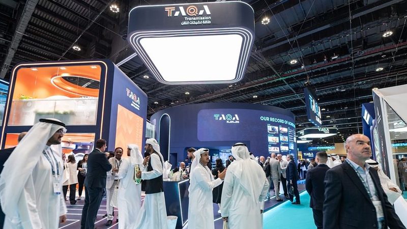 The World Utilities Congress in Abu Dhabi. Taqa CEO Jasim Husain Thabet said the company wants to acquire 'fully integrated' companies