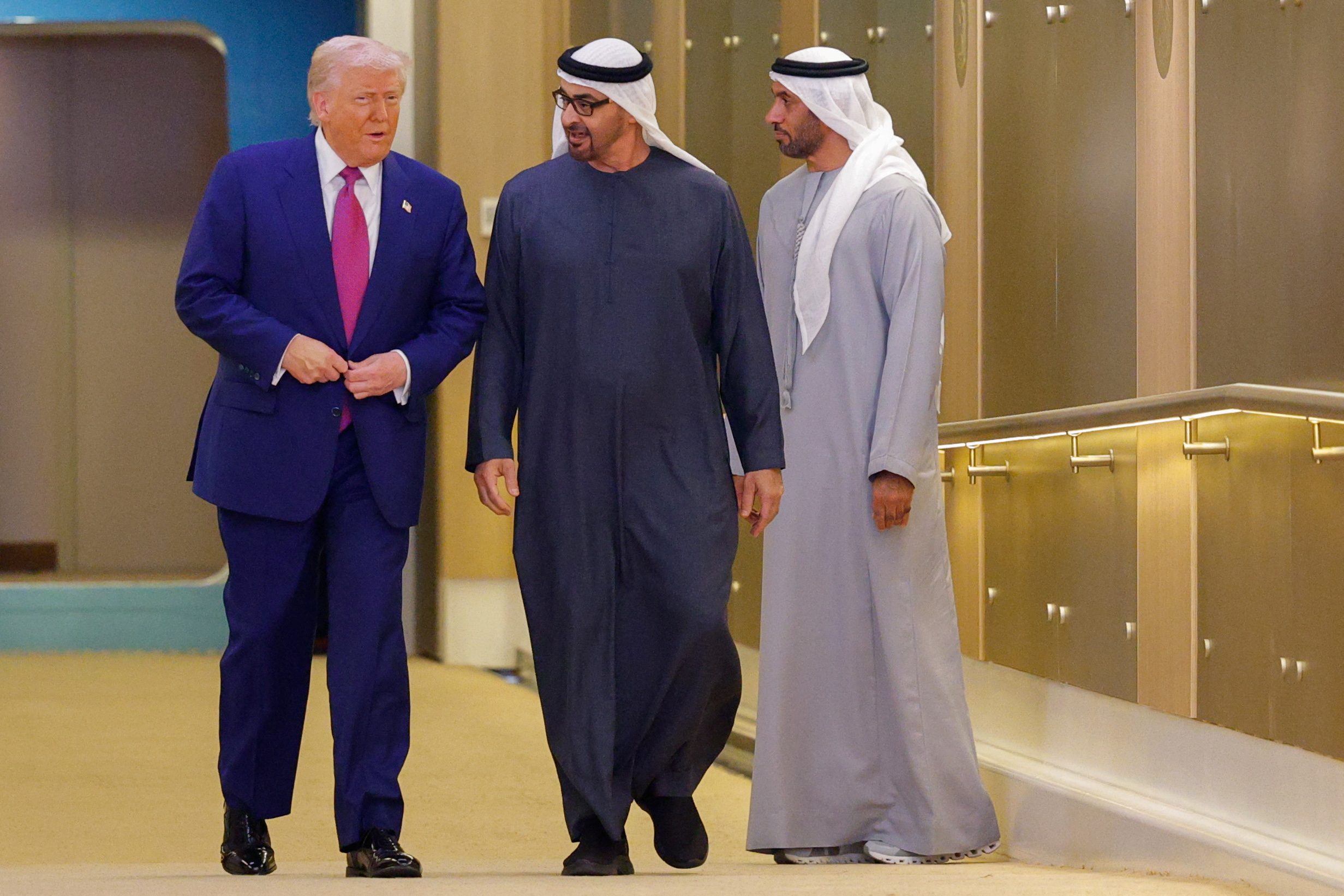 President Donald Trump met with UAE President Sheikh Mohamed bin Zayed Al Nahyan to discuss US relationships with the country