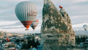 Tourist balloons in Cappadocia. “Turkey for us is a priority partner across the board," said the British envoy to Turkey