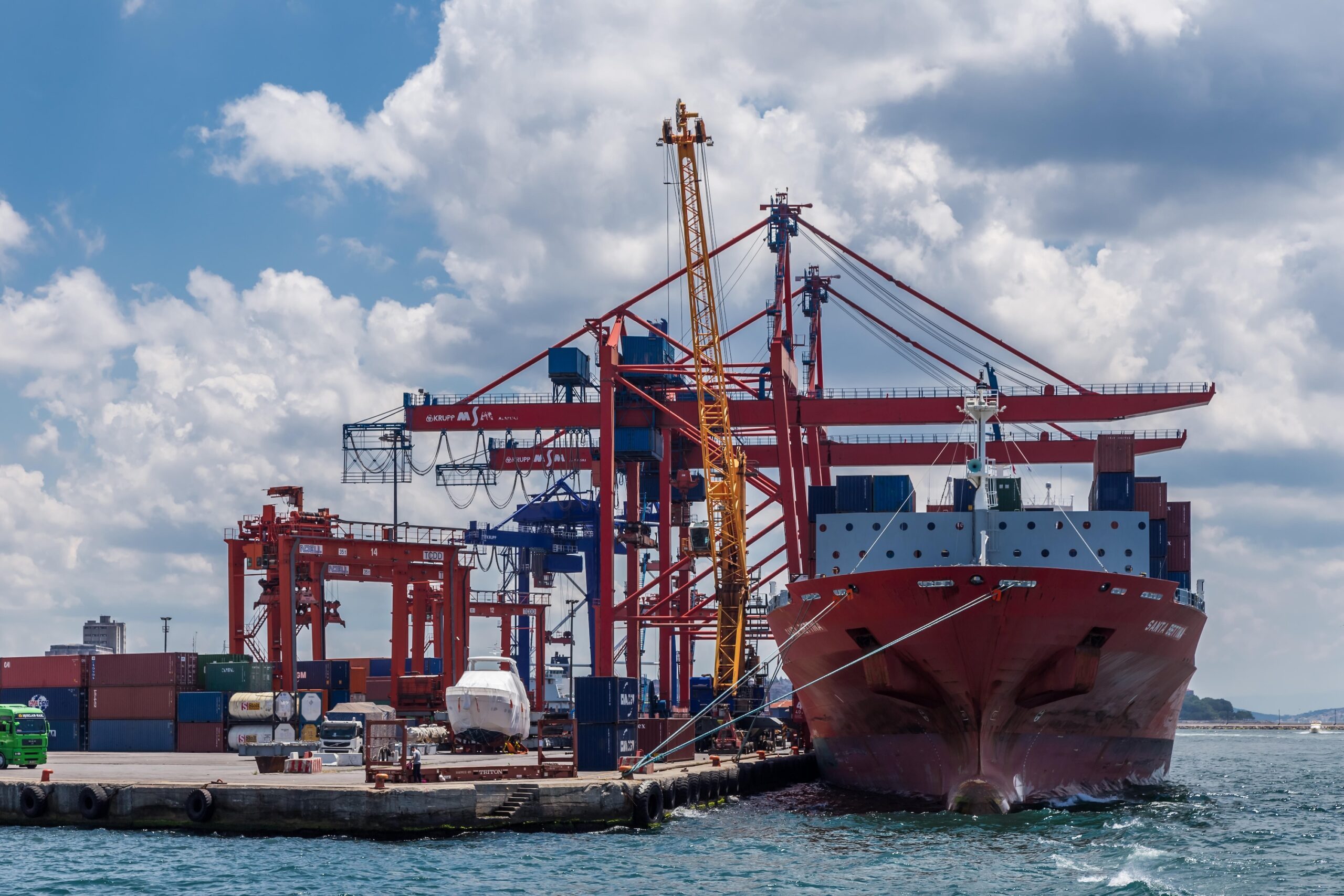 Imports of consumer goods shot up in the first three months of the year