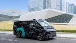 A WeRide Robotaxi in operation. The vehicles are being tested in the Saudi capital Riyadh