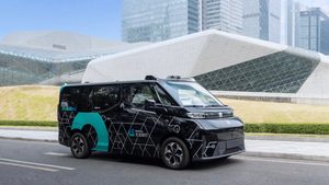 A WeRide Robotaxi in operation. The vehicles are being tested in the Saudi capital Riyadh