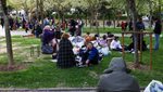 People taking refuge in an Istanbul park following a 6.2 magnitude earthquake in April. The surrounding region is home to a large share of Turkey’s industrial activity