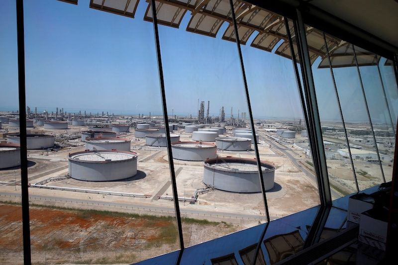 Saudi Aramco's Ras Tanura oil refinery and terminal. Aramco will ship about 47m barrels to China in July, 1m barrels less than June's allotted volume