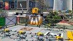 Meituan food delivery drones pictured in Shenzhen, China. The company began deliveries in Dubai last December