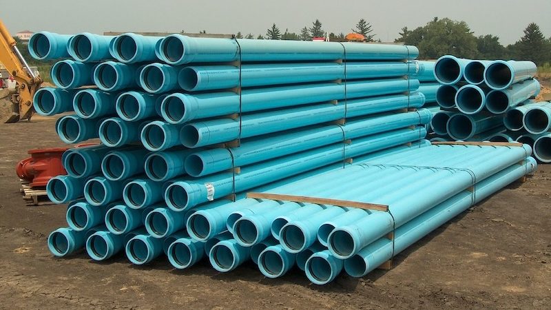 PVC pipes used for construction. Morocco's tariffs were imposed after an investigation requested by Moroccan PVC producer SNEP