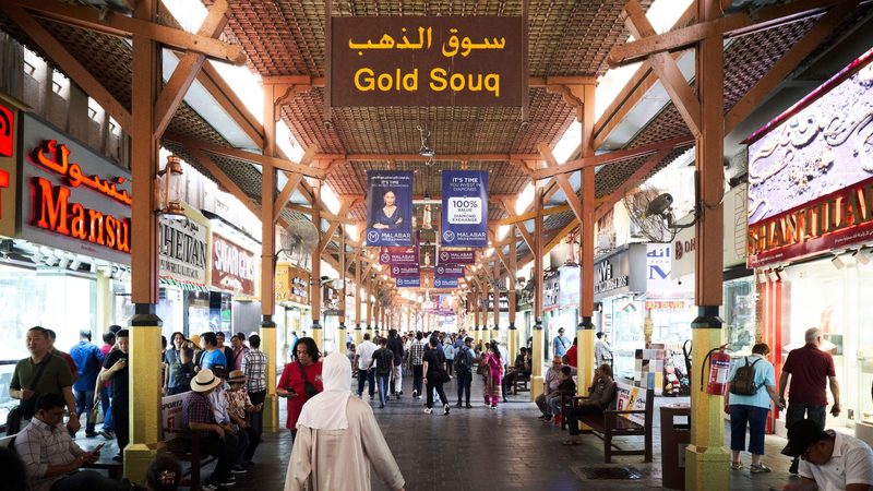 The Gold Souq in Dubai. The 18-25 age group were said to account for a significant surge in purchases