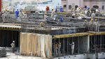 A construction site in Dubai. The number of registered land deals in Dubai is up 7 percent year on year