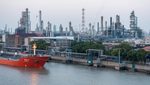 Oil refinery in Shanghai. The IEA predicts that the global peak for crude oil consumption will be around 2029, but China's peak will arrive sooner